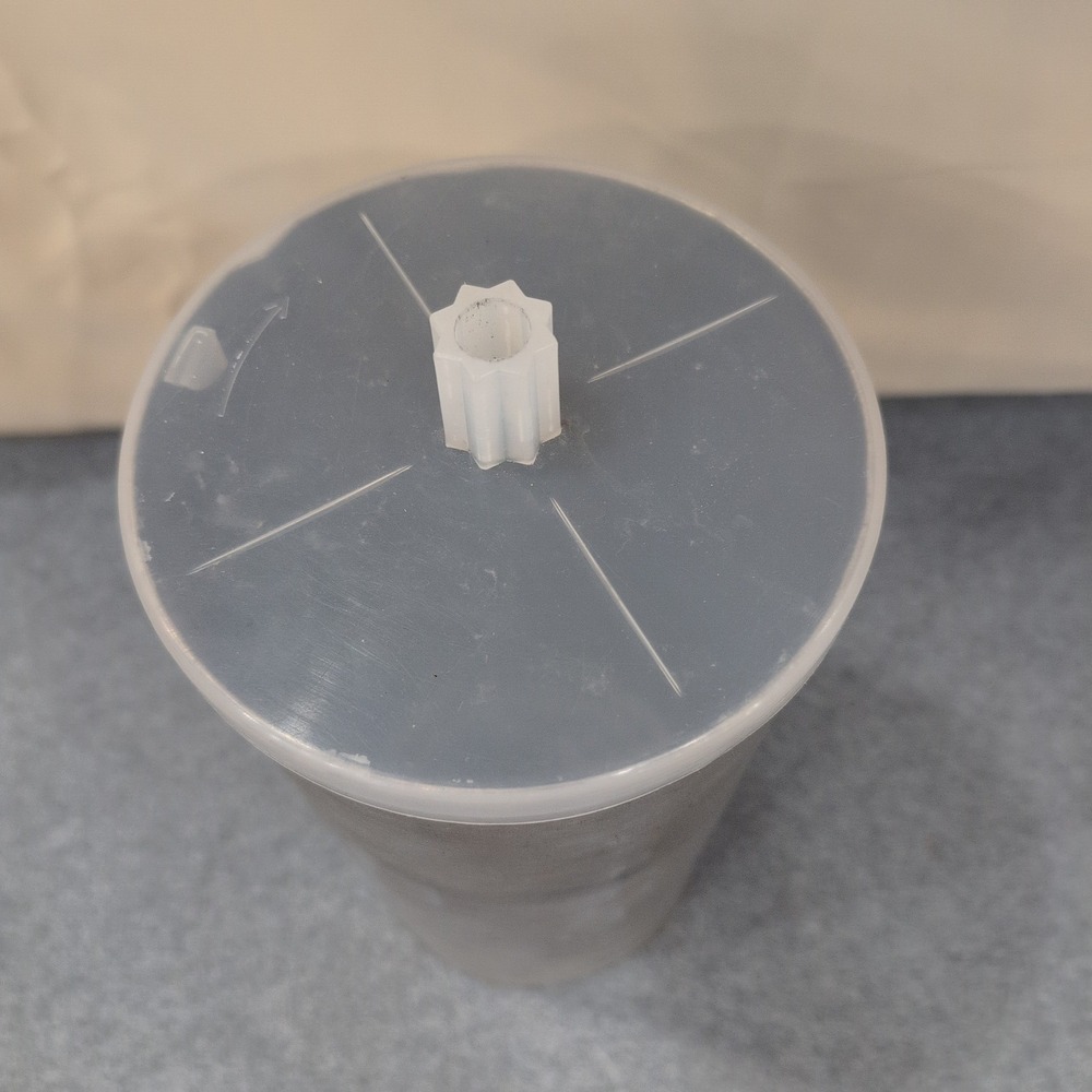 Ice Cream Maker Aluminum Drum Replacement Metal with Clear Lid and Insert - Picture 4 of 5